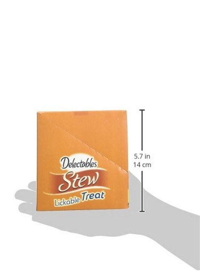 هارتز مكافآت القطط الرطبة القابلة لللعق من Hartz Delectables Stew للقطط البالغة والمسنة، سمك التونة والسمك الأبيض، 12 قطعة  - Image 2