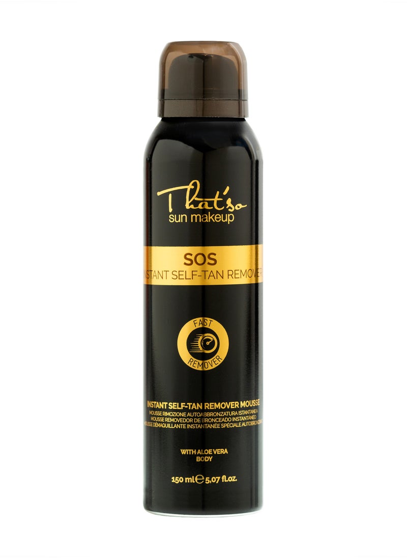 That'so - Sos Instant Self-tan Remover Mousse 150ml - Image 1
