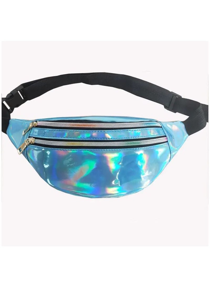 Pack Waist Gift for Women Girls Fashion Bag with Adjustable Strap for Travel Sports Running One Size Blue