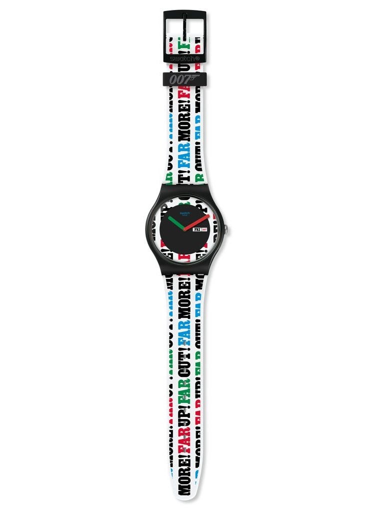 Swatch Unisex On Her Majesty'S Secret Service Quartz Movement Water Resistant Wrist Watch - 41 Mm  - Image 2