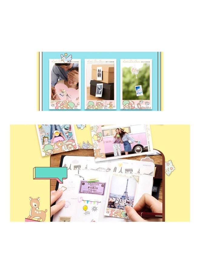 FUJIFILM Pack Of 10 Instant Film Photo Paper White/Pink/Brown - Image 2