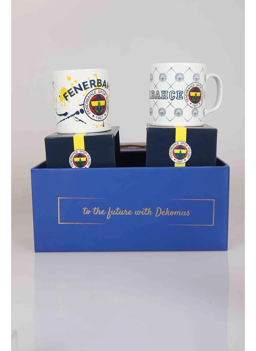 Fenerbahçe DEKOMUS GIFT BOX SPECIAL BOXED LICENSED 2-PACK MUG