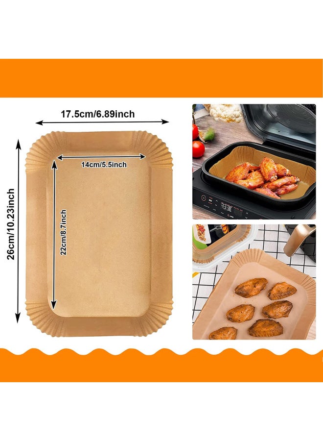 The Air Fryer Special Paper 5l Special Paper For Rectangular Air Fryer Paper Double Pot 10.4L 5.2L-Specifications:50 Sheets Of Round 16cm Blister Box  - Image 3