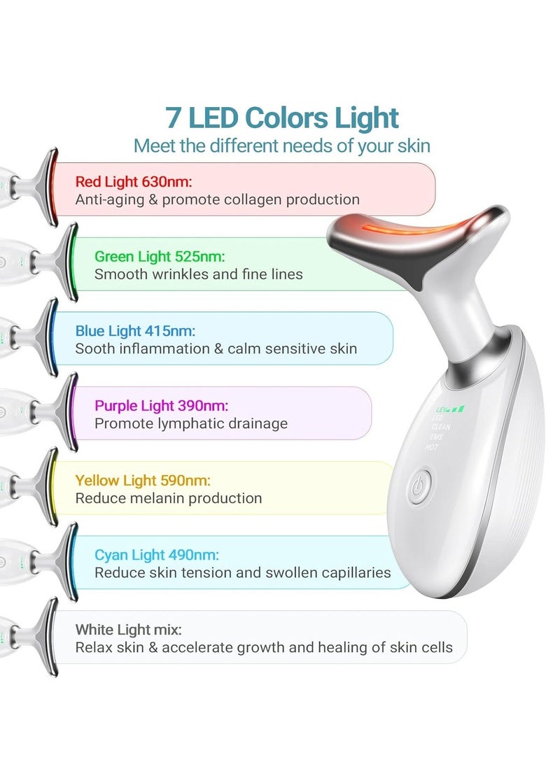 Loquat Neck Face Massager, Multifunctional Facial Massage Device, Face Sculpting Tool, Electric Tightening Massage Wireless for Skin Care Tightens and Lifting - Image 2