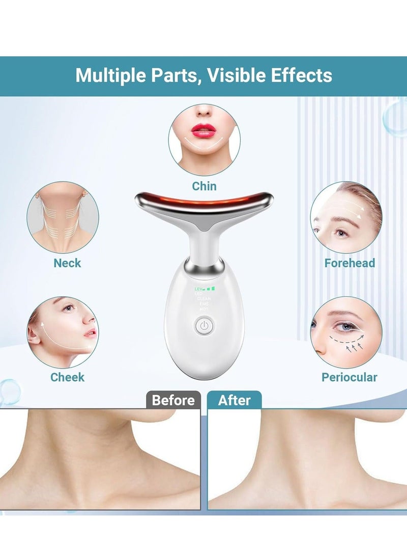 Loquat Neck Face Massager, Multifunctional Facial Massage Device, Face Sculpting Tool, Electric Tightening Massage Wireless for Skin Care Tightens and Lifting - Image 4