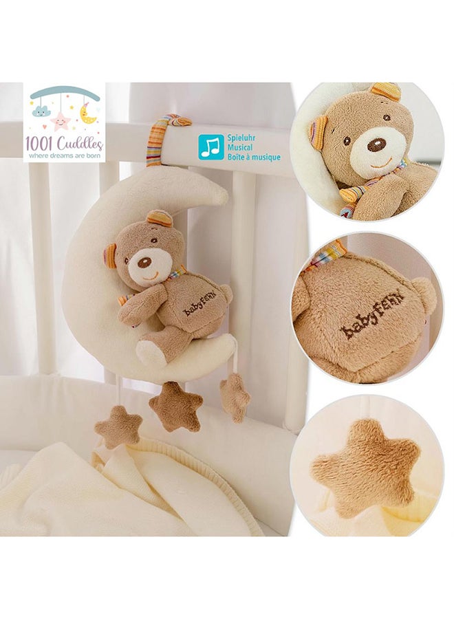 A Thousand & One Cuddles Cuddles - Portable Wind-Up Musical Mobile - Teddy And Moon - Image 4