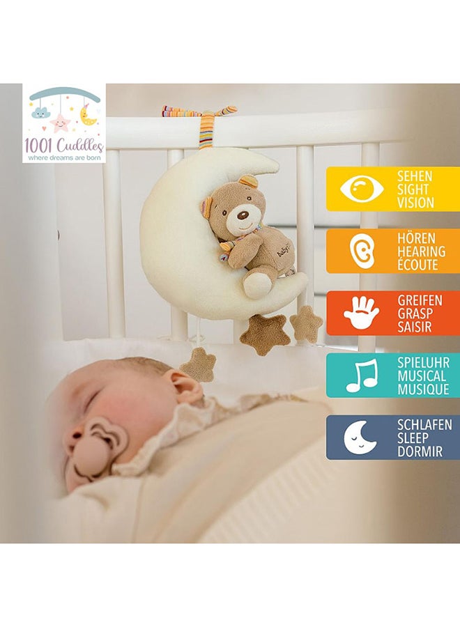 A Thousand & One Cuddles Cuddles - Portable Wind-Up Musical Mobile - Teddy And Moon - Image 5