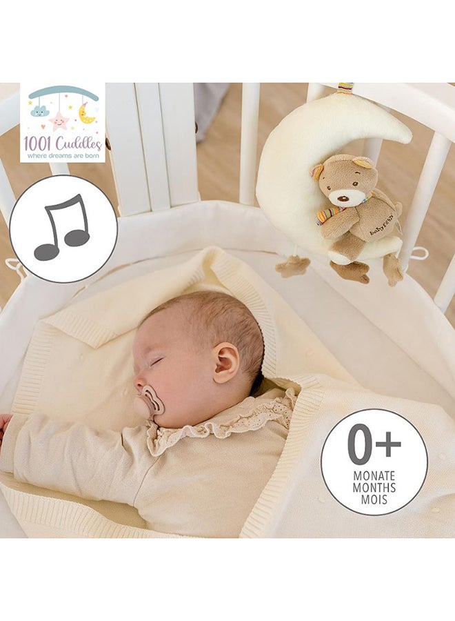 A Thousand & One Cuddles Cuddles - Portable Wind-Up Musical Mobile - Teddy And Moon - Image 3
