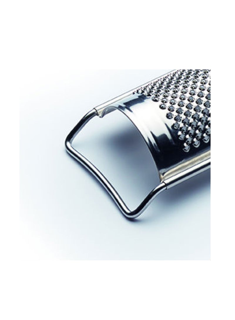 KitchenCraft Stainless Steel Soft Grip Handled Curved Grater, Hang Tagged - Image 2