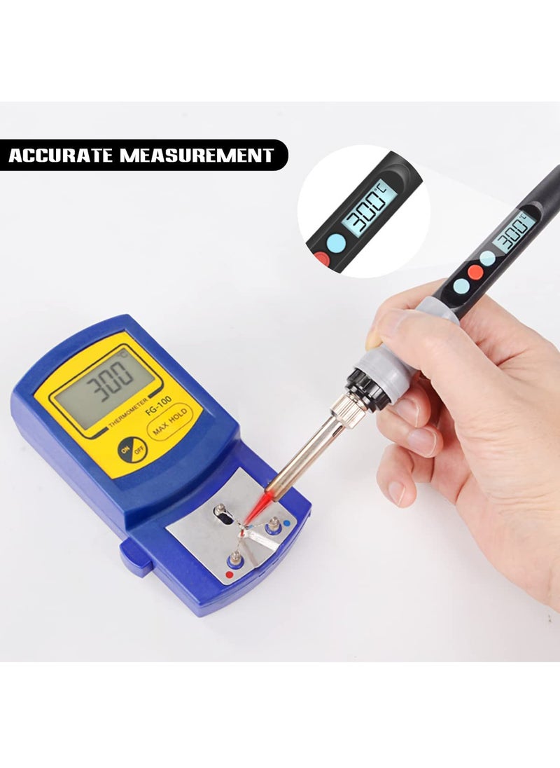 Soldering Iron Kit, 90W Adjustable Temperature Soldering-Iron Gun Kit Welding Tool with 5 Soldering Tips, Desoldering Pump, Tin Wire Tube, Soldering Iron Stand, Tweezers - pzsku/Z9898FAE5C17024AAB858Z/45/_/1719291252/b907dc08-2e97-40e1-a0e0-a1e6b71fab02