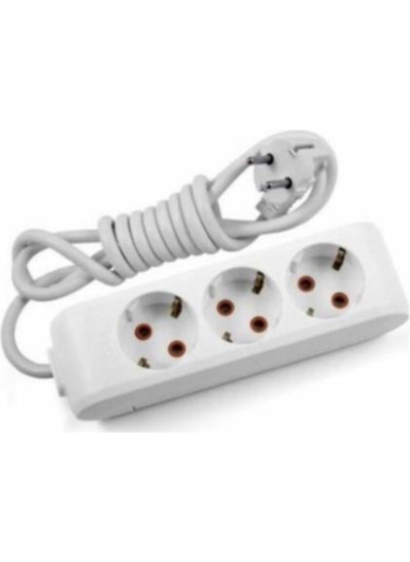 Viko 3-Plus Grounded Extension Cable Group Socket 5m  - Image 1