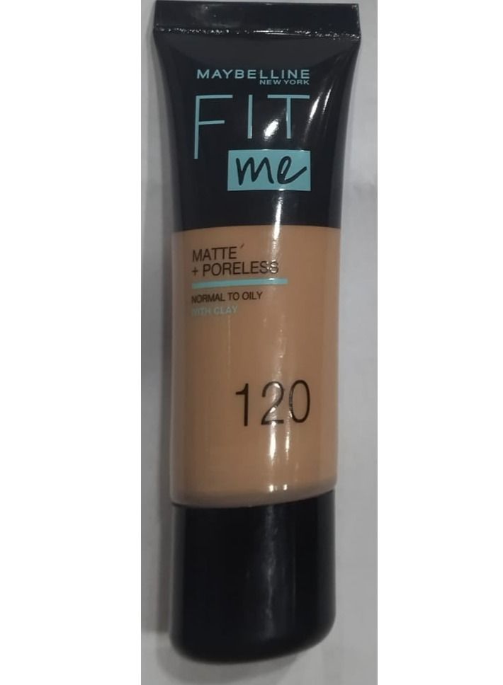 Fit Me matte + poreless normal to oily with clay 120 - 30 ml