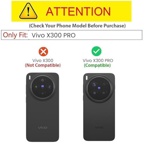 Kapa Soft Fabric & Leather Hybrid Protective Back Cover for Vivo X300 Pro 5G | Shockproof Slim Hard Anti Slip Back Case (Black,Blue) - Image 2