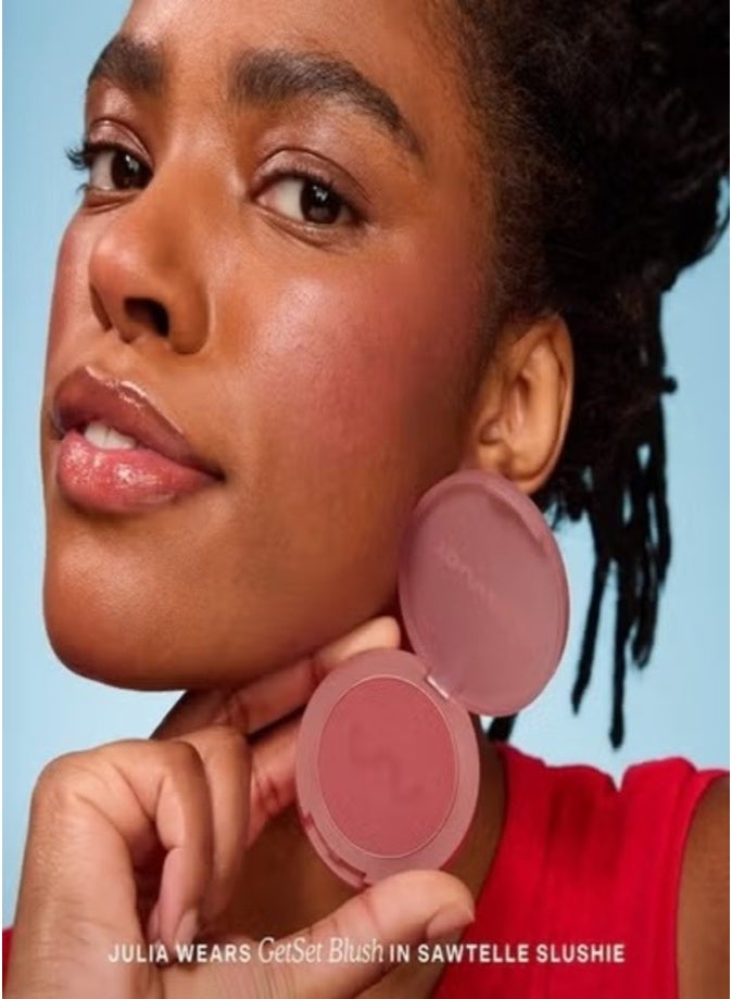 Tower 28 GetSet Matte Setting Powder Blush ,   Sawtelle Slushie - pink 4g – Long-Lasting Shine Control & Natural Finish - Image 3