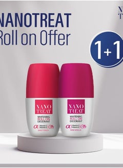 Nano Treat Whitening Roll on Offer 1+1 sweet peach and rose 50ML - pzsku/Z98996350F872A1B29CE6Z/45/_/1739791992/d27bbe60-93dc-4baf-9a76-c0b44fa4fdee