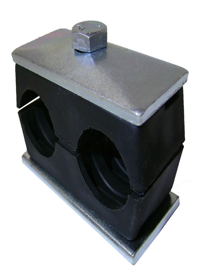Behringer Twin Series Pipe Clamp, Polypropylene with Zinc-Plated Steel Hardware, Weld Mounting, 1-1/8" Tube Size - Image 2