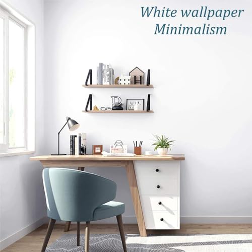 HOME13 White Matte 24 x 360 Self Adhesive Contact Paper Vinyl Wallpaper Wall Cabinets Decorations Waterproof Paper - Image 2