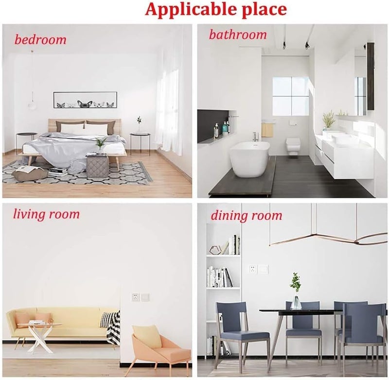 HOME13 White Matte 24 x 360 Self Adhesive Contact Paper Vinyl Wallpaper Wall Cabinets Decorations Waterproof Paper - Image 5