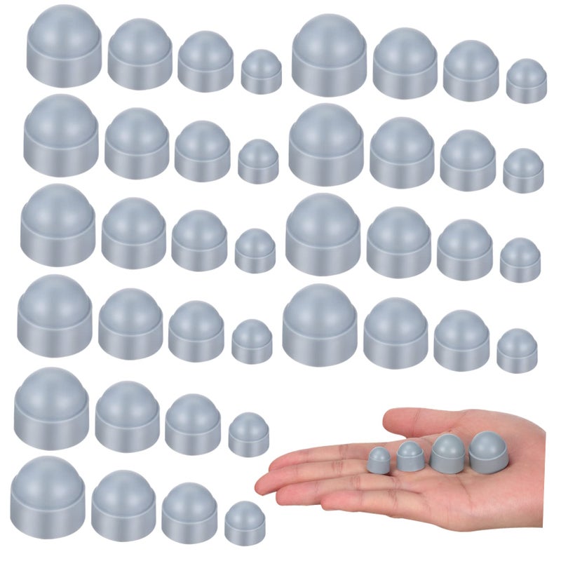 40 Piece Hexagon Nut Cover Set M6 M8 M10 Plastic Caps for Bolt Protection Home Industrial Use - Image 2