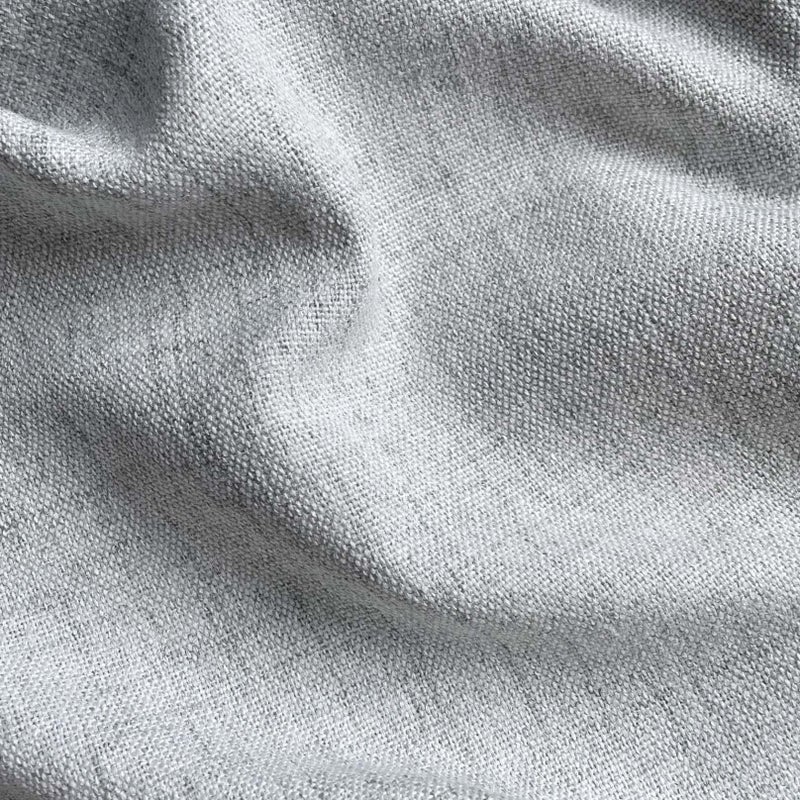 Oindec 2 Pack Faux Linen Valance for Windows Kitchen Living Room Valances Rod Pocket Farmhouse Country Rustic Bathroom Small Window Treatment (54x15 inch, Grey) - Image 4