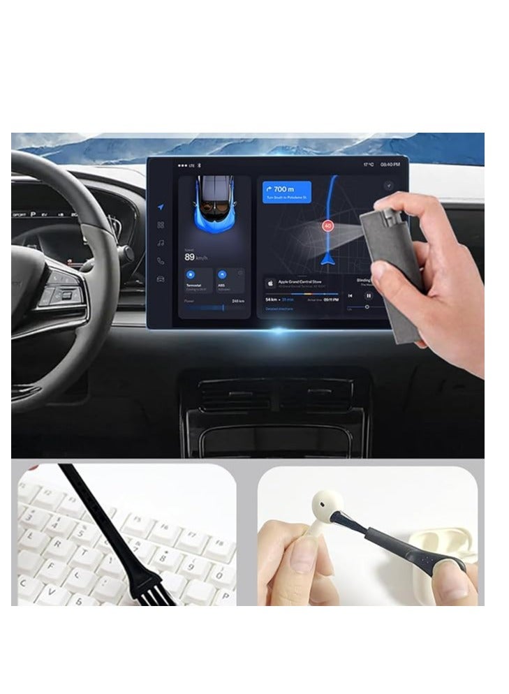 CARE AND SMILE CARE AND SMILE Screen Cleaner Spray for Phones Laptops Tablets & Touchscreens. All-in-One Screen Cleaning Kit with Spray Bottle  - Image 5