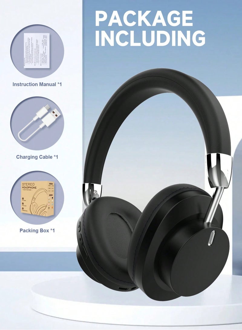 Digipace Wireless Headphones, Bluetooth Over Ear Headsets , Hi-Fi Audio, 60H Playtime, Touch Control, Foldable Lightweight, On-Ear Headphones for Girls Women, Travel, Work - Image 2