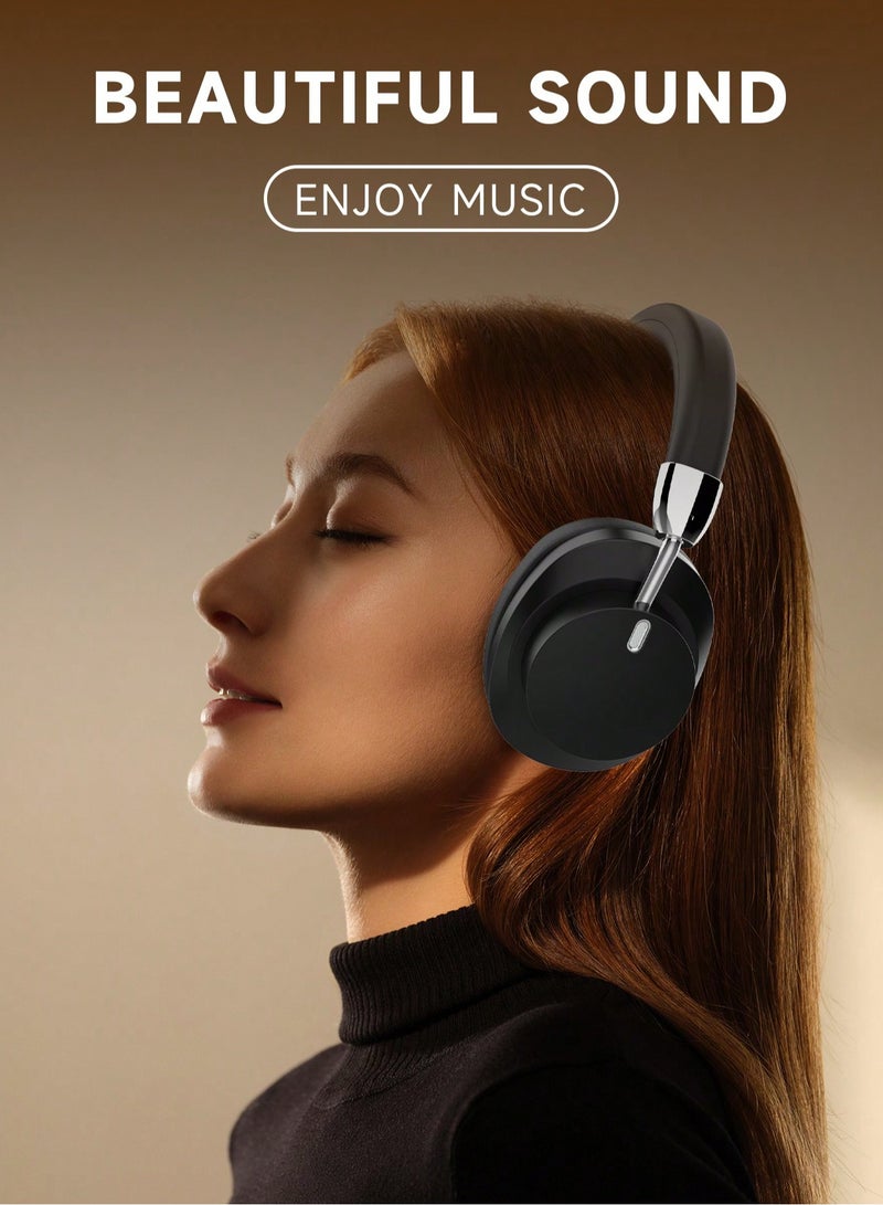 Digipace Wireless Headphones, Bluetooth Over Ear Headsets , Hi-Fi Audio, 60H Playtime, Touch Control, Foldable Lightweight, On-Ear Headphones for Girls Women, Travel, Work - Image 5