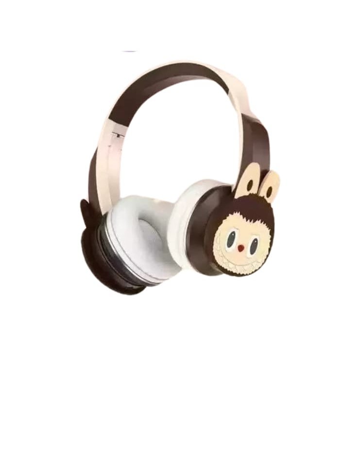 LABUBU Wireless Bluetooth Headphones for Kids;  Foldable Noise Reduction Headphones for Kids; Suitable for Children's Stereo Headphones, Mobile Phones, and Tablets  - Image 1