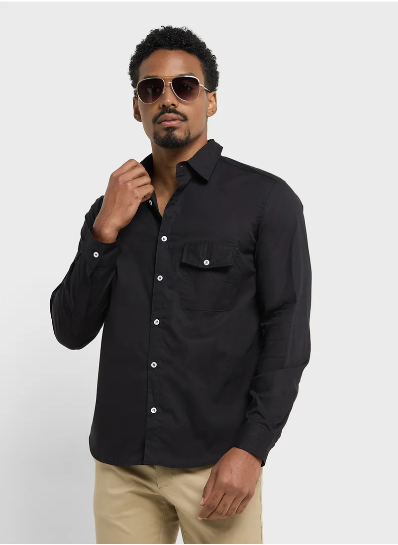 روبرت وود Causal Full Sleeve Shirt