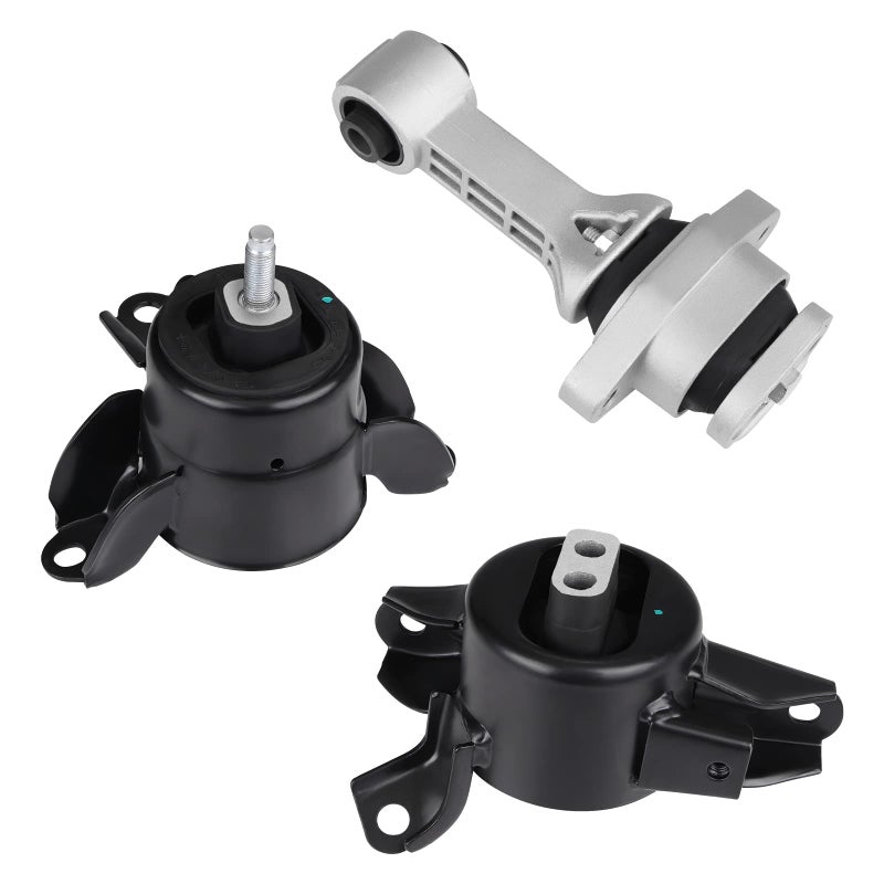 JDMON 3Pcs Engine Motor Trans Mount Replacement for 20112016 Hyundai Elantra 18L Accent Veloster 20122017 Kia Rio Forte 16L Compatible with A71004 A71047 9797 A71029 A71031 A71020