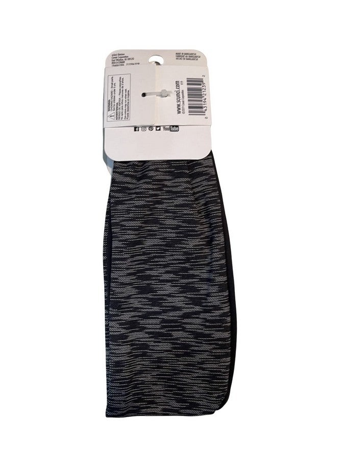 Scunci Headwrap Black And Gray 21239 Super Stretch Reversible - Image 3