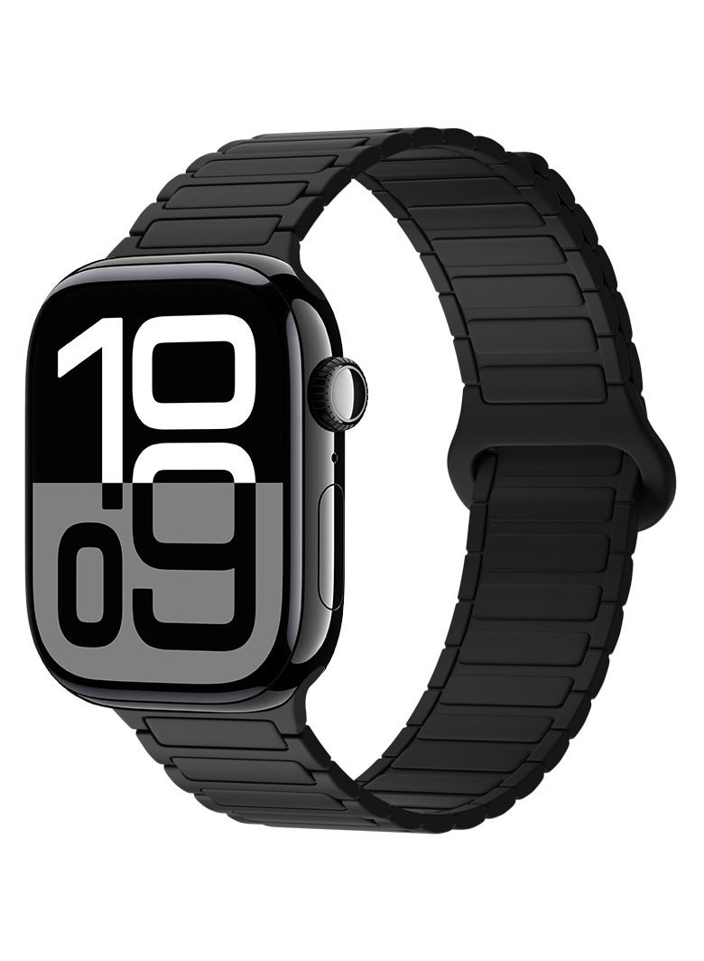 Angola Panda Silicone Magnetic Bands Compatible with Apple Watch Band，Soft silicone waterproof strap wrist strap 49/45/46/44/42,Silicone Straps Designed for iWatch Series Ultra/8/7/6/5/4/3/2/1/SE Women Men  - Image 1