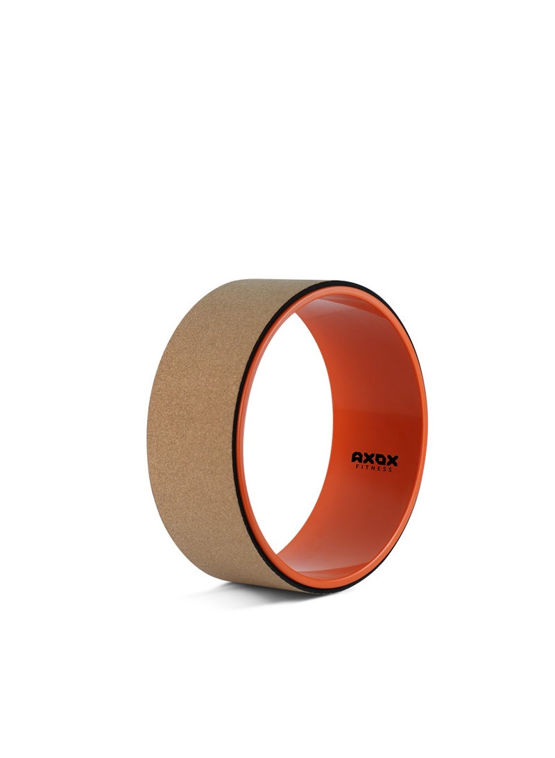 AXOX Fitness Cork Yoga Wheel - Image 1