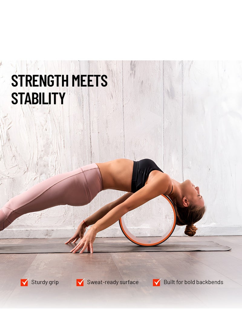 AXOX Fitness Cork Yoga Wheel - Image 2