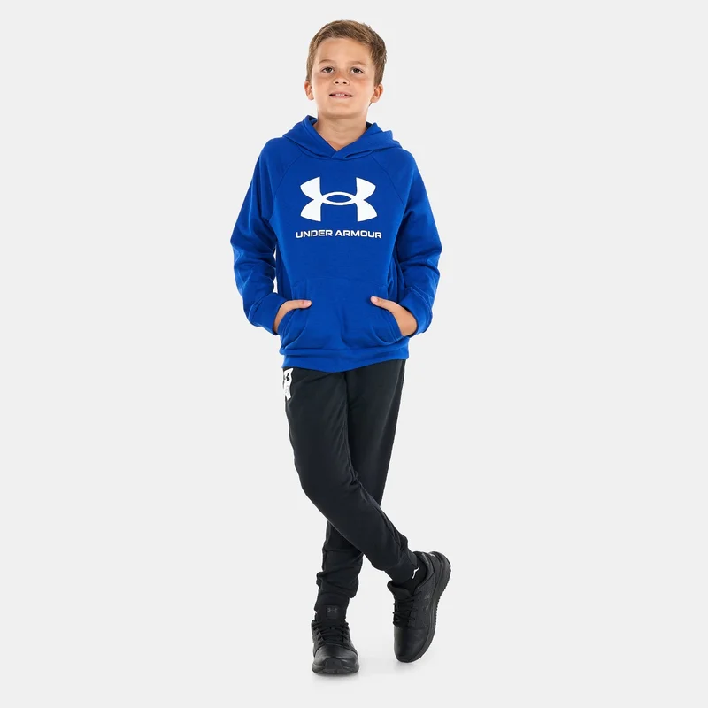 UNDER ARMOUR Kids' UA Rival Fleece Big Logo Hoodie