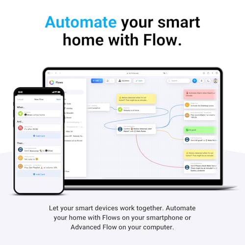 Homey Pro (2026) | Smart Hub for Home Automation – Features Z-Wave Plus, Zigbee, Wi-Fi, BLE, Infrared, Matter & Thread. Compatible with Siri, Alexa & Google Home. - Image 5