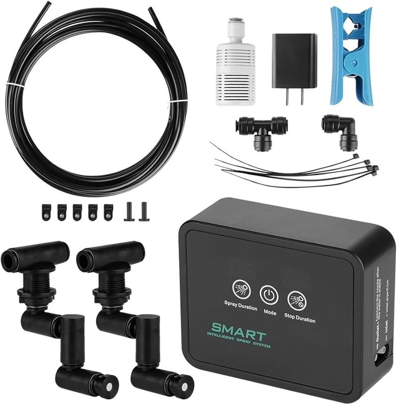 Reptile Humidifier With Smart Spray System LED Touch Control Timer For Terrarium - Image 4