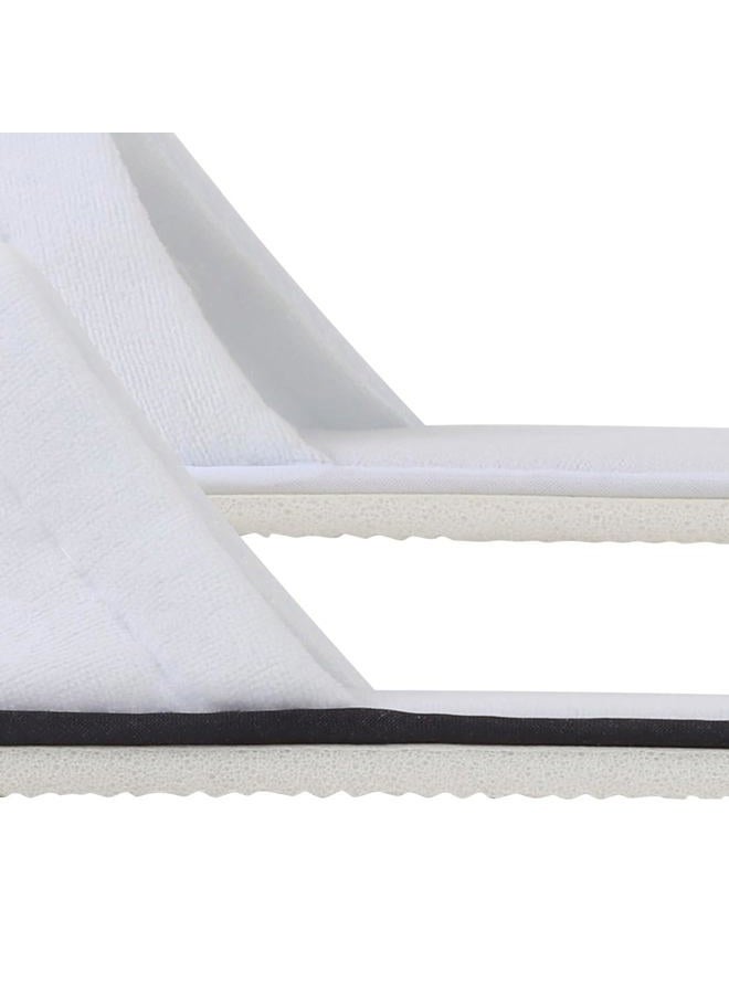 Yeios 20 Pairs Disposable Slippers for Guests Hotel Slippers Spa Slippers Non-slip Washable House Slipper Bulk for Adult for Men and Women White - Image 4