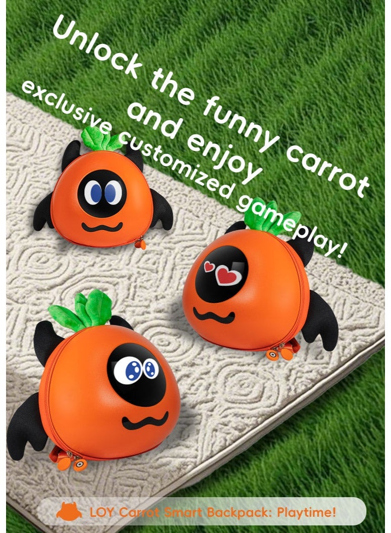 CRONY Carrot LED Display Backpack, Smart Pixel Art Bag with Bluetooth Programmable 32x32 Screen - Image 2