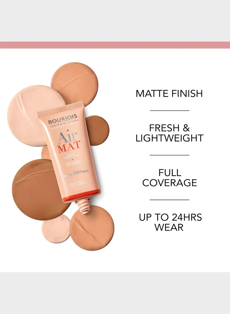 BOURJOIS PARIS Bourjois Air Mat 24HR Foundation – 05 – Golden Beige, 30ml