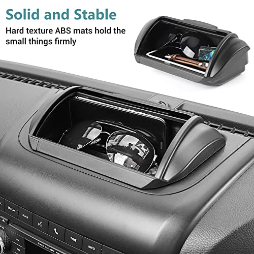 Linskip for Jeep JK Interior Accessories Dashboard Storage Organizer Dash Panel Tray Box for 2011-2017 Jeep Wrangler JK JKU 2-door/4-door Sahara Sport Rubicon Accessory - Image 4