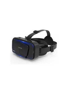 نظارة الواقع الافتراضي VR SHINECON نظارة الواقع الافتراضي ثلاثية الأبعاد نظارات الواقع الافتراضي VR للتلفزيون والأفلام وألعاب الفيديو متوافقة مع iOS و Android والدعم 3.5-7.2 بوصة
