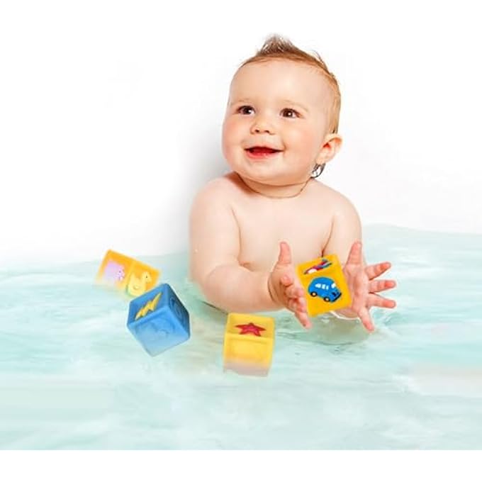 SILICONE BABY BLOCKS - 10PCS SOFT STACKING BUILDING BLOCK, INFANT TEETHING CHEWING TOY, EARLY EDUCATIONAL TOY CAN BE BOILED & BUILD A PRESCHOOL EDUCATION SENSORY BLOCKS FOR TODDLERS 0-3 - Image 3