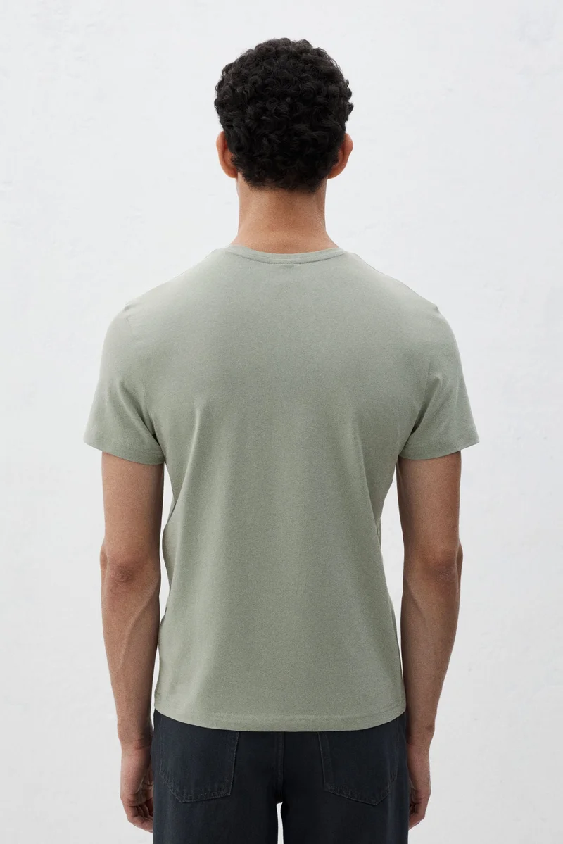 H&M Round-neck T-shirt Slim fit