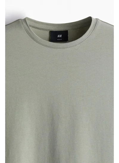 H&M Round-neck T-shirt Slim fit
