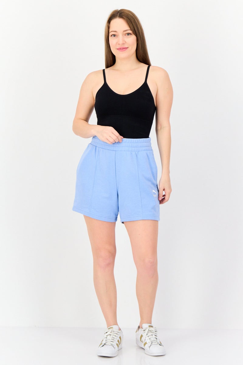 PUMA Women Sportswear Fit Outdoor Shorts, Blue - Image 2