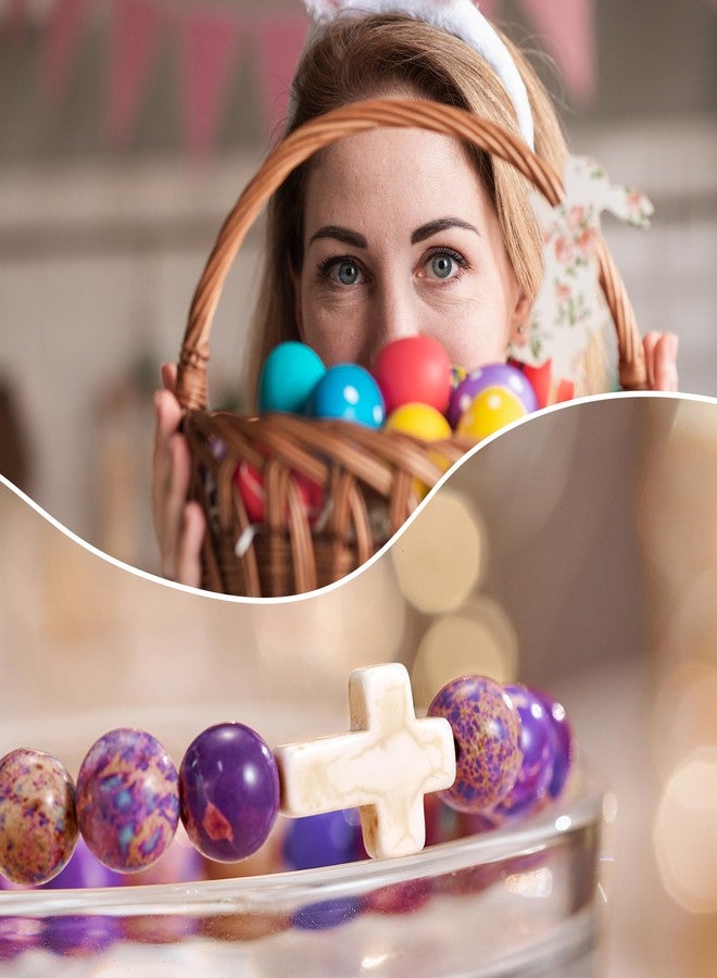 Tarsus Easter Gifts for Women, Adult Easter Basket Stuffers Essentials Gifts for Women Adults Christian Cross Bracelet Jewelry - Image 5