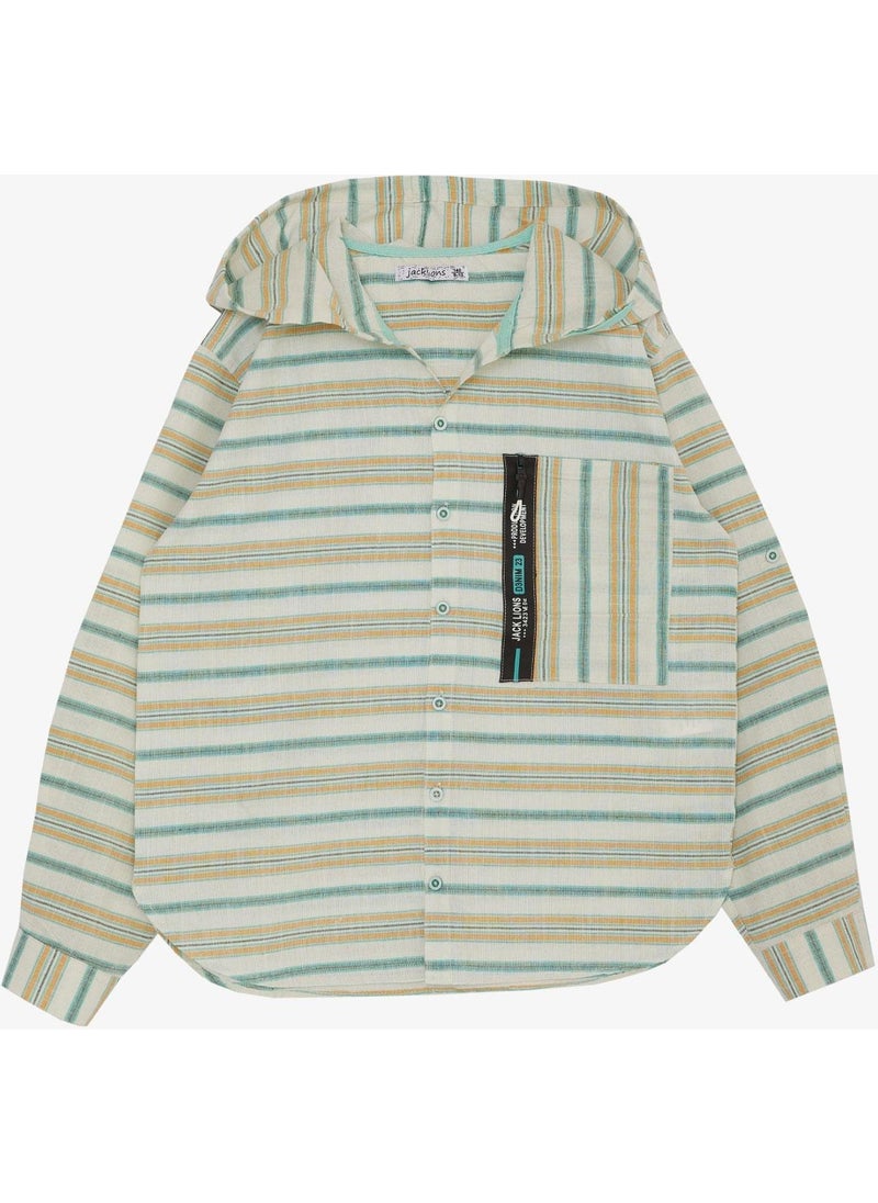 Boy's Shirt with Hooded Zipper Pocket, Age 5-14, Mixed Color - pzsku/Z989AE35311C58AA76576Z/45/_/1726653149/dc5070f2-ccf5-46c0-9eea-a9f2e0d290e0