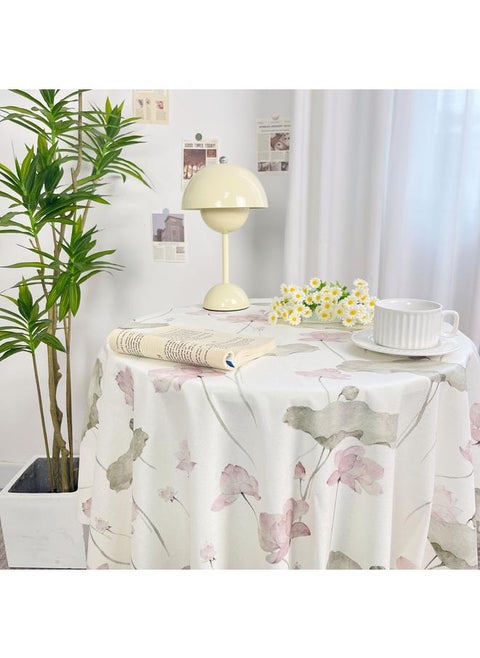 New Chinese Style Advanced Tablecloth Classical Ins Dining Tablecloth Retro Style Small Round Table Tablecloth Rectangular Household Cover Cloth
