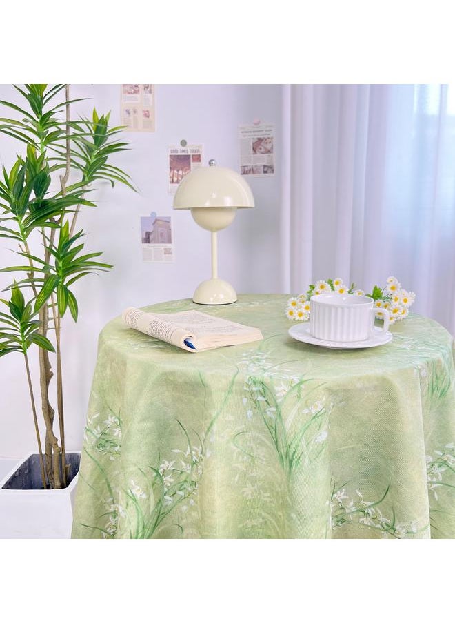 New Chinese Style Advanced Tablecloth Classical Ins Dining Tablecloth Retro Style Small Round Table Tablecloth Rectangular Household Cover Cloth